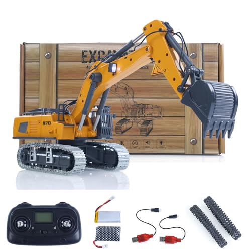 TOUCAN RC HOBBY 1:50 RC-Bagger K970 Baumaschine Fernsteuerung Elektrischer Hebebagger Metallschaufel Ketten Licht Sound RTR Akku TOUCAN RC HOBBY 1:50 RC-Bagger K970 Baumaschine Fernsteuerung Elektrischer Hebebagger Metallschaufel Ketten Licht Sound RTR Akku von TOUCAN RC HOBBY