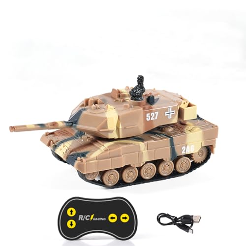 TOUCAN RC HOBBY 1:77 Ready to Run Mini Tank RC German Panther Spielzeug Ww2 Battle Tank Easy Model von TOUCAN RC HOBBY