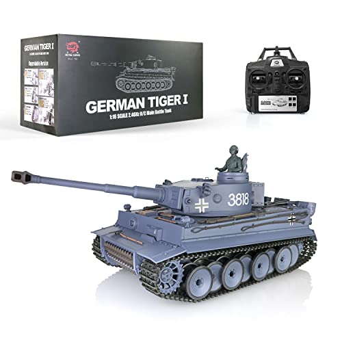 Toucan RC Hobby 2,4 GHz Henglong 1/16 Maßstab 7,0 Kunststoff Ver German Tiger I RTR RC Panzer 3818 Modell von TOUCAN RC HOBBY