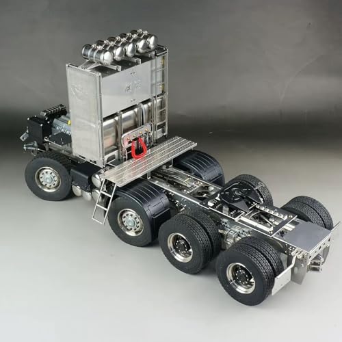 TOUCAN RC HOBBY 3-Gang-Getriebe 8X8 Metall Chassis für 1/14 RC Traktor Truck R730 R620 R470 von TOUCAN RC HOBBY