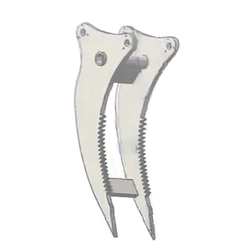 TOUCAN RC HOBBY 4,3 Zoll Metall-Doppelzahn-Rechenschaufel für 1/8 hydraulischen RC-Kettenbagger 390F 395 374 Funkgesteuerter Bagger PC1250 TOUCAN RC HOBBY 4,3 Zoll Metall-Doppelzahn-Rechenschaufel für 1/8 hydraulischen RC-Kettenbagger 390F 395 374 Funkgesteuerter Bagger PC1250 von TOUCAN RC HOBBY