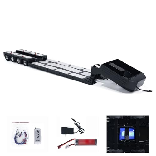 TOUCAN RC HOBBY 4-Achsen Metall Ausziehbarer Sattelauflieger für 1/14 Rc Sattelzugmaschine Funkfernsteuerung Auto TOUCAN RC HOBBY 4-Achsen Metall Ausziehbarer Sattelauflieger für 1/14 Rc Sattelzugmaschine Funkfernsteuerung Auto von TOUCAN RC HOBBY