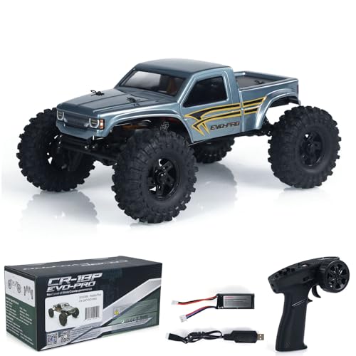 TOUCAN RC HOBBY 4X4 1/18 RC Rock Crawler Car Elektro-Geländefahrzeuge Hobby Plus Cr18P Fighter von TOUCAN RC HOBBY