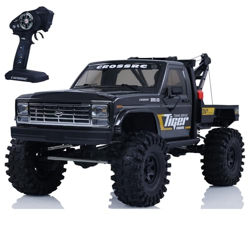 Toucan RC Hobby CORSSRC Emo X3 4WD 1/8 RC Rescue Towing Racing Car 4x4 Remote Control Crawler Cars Black von TOUCAN RC HOBBY