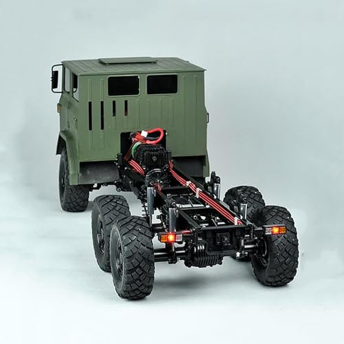 TOUCAN RC HOBBY CROSS RC Car 1/12 XC6-E 6 * 6 Militär-LKW Off Road Kit Motorlicht-Soundsystem von TOUCAN RC HOBBY