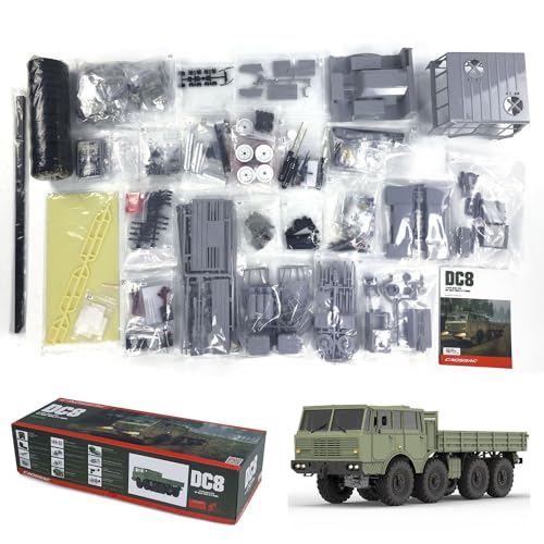 TOUCAN RC HOBBY CROSSRC DC8 8X8 1/12 Elektrofernbedienung Offroad Militär Truck Crawler Auto von TOUCAN RC HOBBY