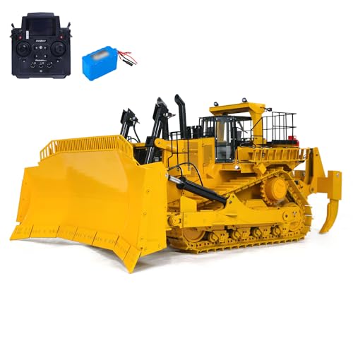 Toucan RC Hobby D11T 1/10 Riesige hydraulische RC Bulldozer Heavy Duty Pl18Ev Funksteuerung Dozer von TOUCAN RC HOBBY