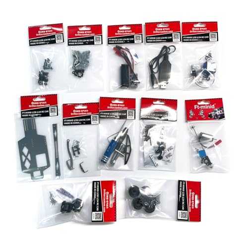 TOUCAN RC HOBBY Fahrgestell-Kit Motor DIY 1/28 MINID TOP AWD 1/24 Drift Racing RC Auto Modell TOUCAN RC HOBBY Fahrgestell-Kit Motor DIY 1/28 MINID TOP AWD 1/24 Drift Racing RC Auto Modell von TOUCAN RC HOBBY