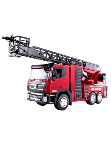 TOUCAN RC HOBBY HUINA 1361 1/18 RC Antennenleiter Feuerwehrauto 9CH Fernbedienung Spray Auto Modell TOUCAN RC HOBBY HUINA 1361 1/18 RC Antennenleiter Feuerwehrauto 9CH Fernbedienung Spray Auto Modell von TOUCAN RC HOBBY