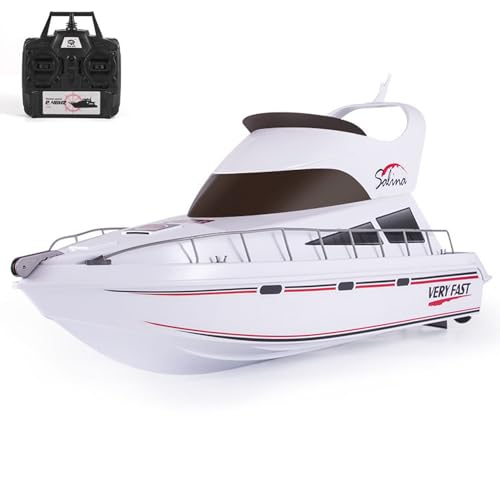 TOUCAN RC HOBBY Heng Long 2.4G Ferngesteuerte Hochgeschwindigkeits-Yacht 20 km/h Schiff RC Rennboot Modell von TOUCAN RC HOBBY