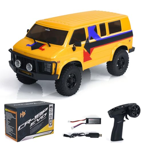 TOUCAN RC HOBBY Hobby Plus 1/18 RTR RC Crawler Car 4WD Ferngesteuertes Geländewagen Modell von TOUCAN RC HOBBY