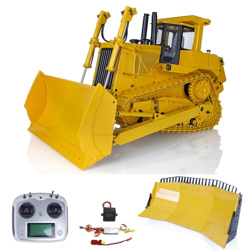 TOUCAN RC HOBBY Jdm Dxr2 1/14 RC Hydraulischer Bulldozer Metall Dozer mit verbesserter Klinge 201 Sounds von TOUCAN RC HOBBY