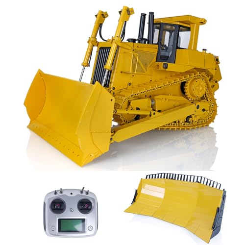 Toucan RC Hobby Jdmodel 1/14 Hydraulischer RC Bulldozer Dxr2 mit verbessertem Metalldozer Blade Modell von TOUCAN RC HOBBY