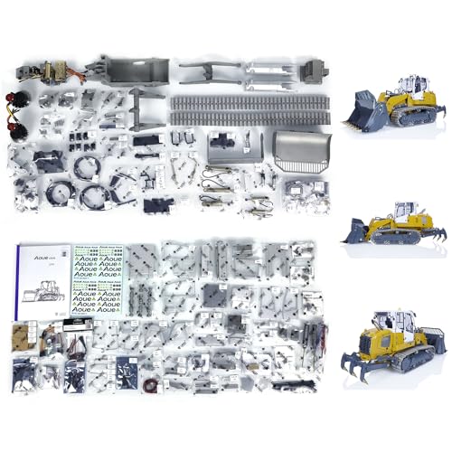 TOUCAN RC HOBBY LESU 636 RC 1/14 Maßstab Hydraulik Kettenlader, Metall Heckhaken, Lichter von TOUCAN RC HOBBY