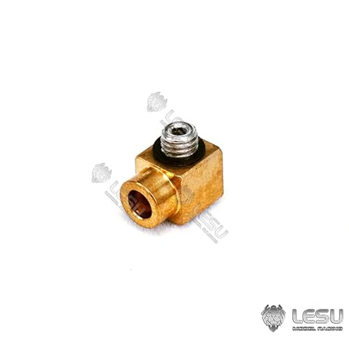 TOUCAN RC HOBBY LESU Brass Nozzle for 4 * 3MM Pipe Scale DIY Hydraulic RC Excavator Truck Loader von TOUCAN RC HOBBY