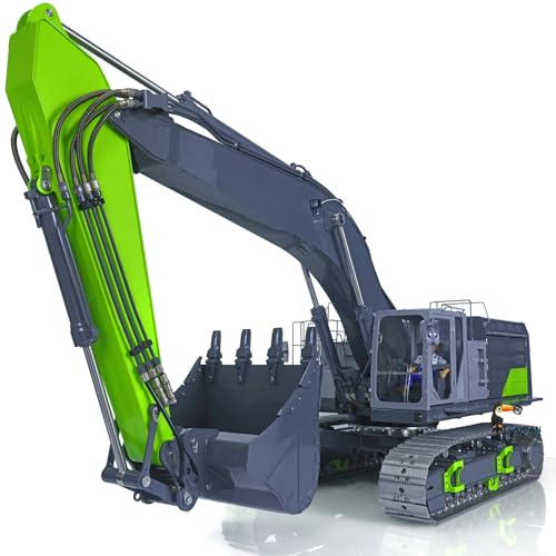 TOUCAN RC HOBBY LESU C374F 1/14 Ferngesteuerter Hydraulikbagger, Schwerer RC-Bagger, Modell für Erwachsene, Sound, Rauchlicht, LCD-Bildschirm, Schnellwechsler, 6-Kanal-Ventil TOUCAN RC HOBBY LESU C374F 1/14 Ferngesteuerter Hydraulikbagger, Schwerer RC-Bagger, Modell für Erwachsene, Sound, Rauchlicht, LCD-Bildschirm, Schnellwechsler, 6-Kanal-Ventil von TOUCAN RC HOBBY