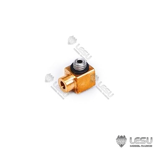 TOUCAN RC HOBBY LESU Messingdüse für 3×2MM-Rohr, RC-Hydraulikbaggerlastwagen im Maßstab, DIY von TOUCAN RC HOBBY