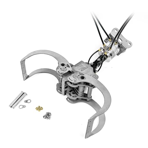 TOUCAN RC HOBBY Lesu Metallhydraulische Holzklemme für 1/14 945 RC Hydraulikbagger SK500 ET26L von TOUCAN RC HOBBY