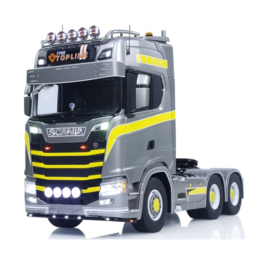 TOUCAN RC HOBBY Limited Edition 1/14 RC Sattelzugmaschine 770S RTR 3-Gang-LKW 6X6 Metallchassis Achssperren Rauch Sound Licht Chassis Federung ST8 Batterie TOUCAN RC HOBBY Limited Edition 1/14 RC Sattelzugmaschine 770S RTR 3-Gang-LKW 6X6 Metallchassis Achssperren Rauch Sound Licht Chassis Federung ST8 Batterie von TOUCAN RC HOBBY