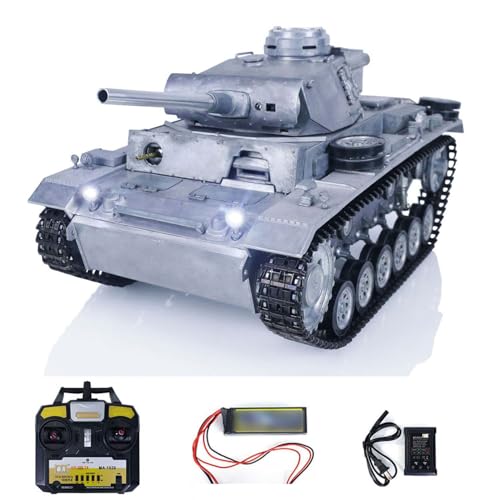 TOUCAN RC HOBBY Mato Metall 1/16 RC Panzer 1223 Deutscher Panzer III BB Schießen 360° Drehung von TOUCAN RC HOBBY