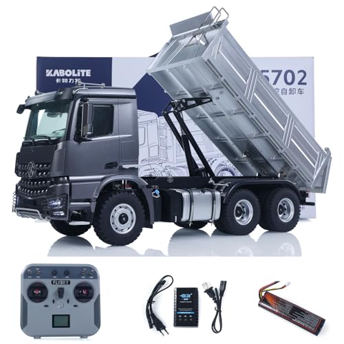 TOUCAN RC HOBBY Neu 2,4G RC Elektro-Hebe-Dumper 5702 Modell 1:14 6 × 6 Fernbedienung Kipper Hebe Stange Fahrzeug-Sound-Licht-Motor RTR Auto Spielzeug Hobby Modell TOUCAN RC HOBBY Neu 2,4G RC Elektro-Hebe-Dumper 5702 Modell 1:14 6 × 6 Fernbedienung Kipper Hebe Stange Fahrzeug-Sound-Licht-Motor RTR Auto Spielzeug Hobby Modell von TOUCAN RC HOBBY