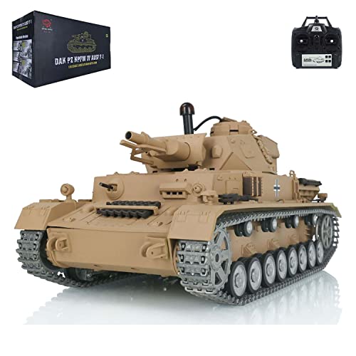 TOUCAN RC HOBBY Pro Ver Henglong 1/16 7.0 Panzer Iv F RTR Rc Panzer 3858 Metal Tracks Wheels von TOUCAN RC HOBBY