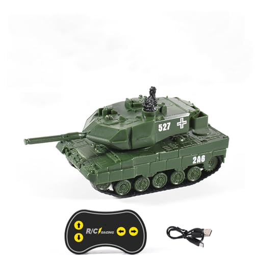 TOUCAN RC HOBBY RC Mini Panzer 1/77 Deutscher Panther RTR Funksteuerung Ww2 Panzer 2.4G Geschenk für Kinder von TOUCAN RC HOBBY