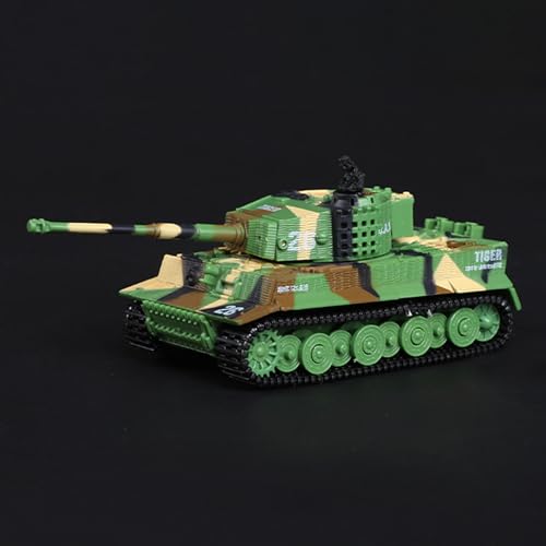 TOUCAN RC HOBBY RTR 1/72 RC Panzer Deutscher Tiger Kampfpanzer Drehturm 360°Rotation Mini Spielzeug Sound von TOUCAN RC HOBBY