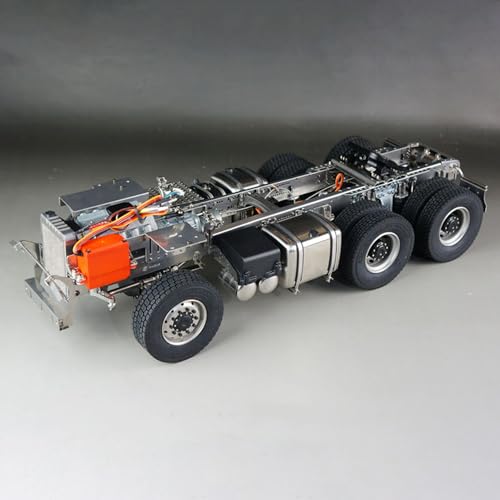 TOUCAN RC HOBBY Scaleclub 6X6 Metall Chassis 3-Gang für 1/14 RC Traktor Truck R620 R730 Autos von TOUCAN RC HOBBY