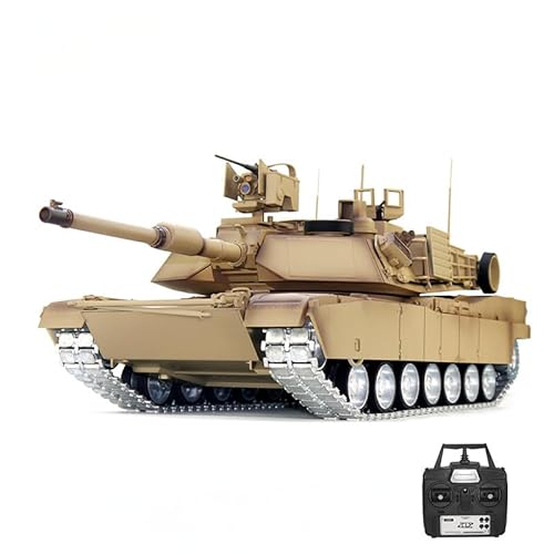 TOUCAN RC HOBBY TD 1:16 RC Panzer M1A2 SEP V2 Abrams Funkferngesteuerte Kampfpanzer Metallketten Modell von TOUCAN RC HOBBY