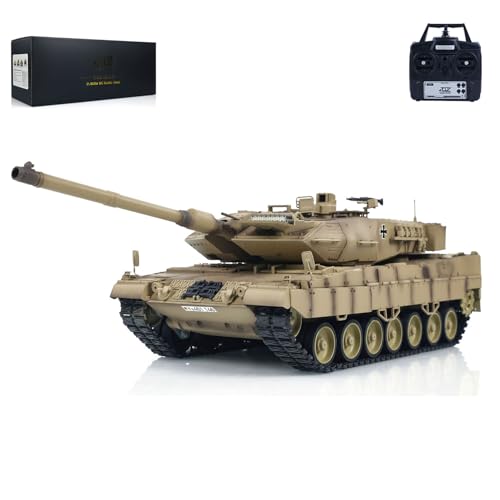 TOUCAN RC HOBBY Tongde 1/16 RC Infrarot Kampfpanzer Deutscher Leopard2A7 Elektro Militärpanzer von TOUCAN RC HOBBY