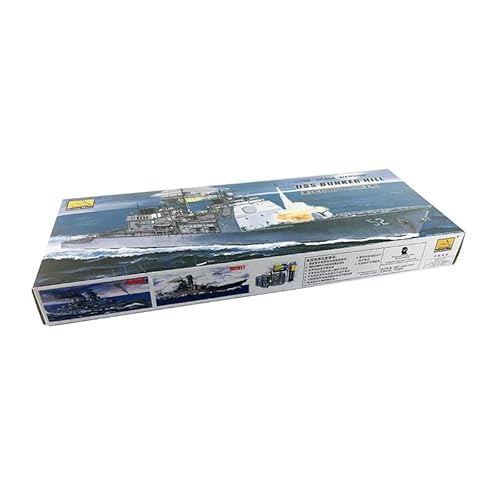 Toucan RC Hobby MiniHobby 80912 1/700 USS Bunker Hill Battle Cruiser Panzerschiff mit Motor DIY von TOUCAN RC HOBBY