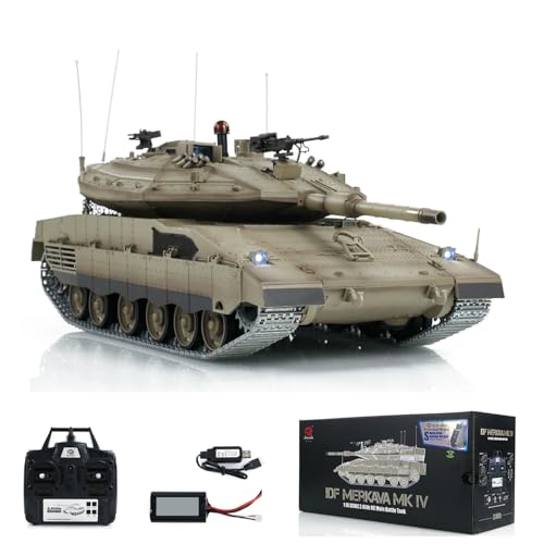 Toucan RC Hobby RC Panzer 1/16 Heng Long IDF Merkava MK IV 3958 360° Turm Rotary Upgrade Edition (HL-70-3958-1M-360-SS) von TOUCAN RC HOBBY