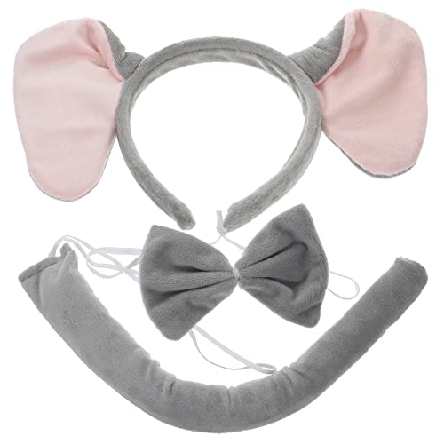 TOVINANNA 1 Set Elefantenohren Stirnband Elefanten Stirnbänder Für Damen Ohren Halloween Elefantenohren Stirnband Für Erwachsene Elefanten Kostüm Zubehör Für Erwachsene von TOVINANNA