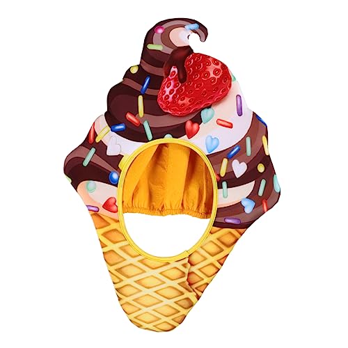 TOVINANNA 1 Stück Eiscreme Hut Cosplay Kopfbedeckung für Essensthemen Partys Lustige und Wiederverwendbare Kopfbedeckung für Erwachsene Dekorativer Food Hut für Fotoshootings und TOVINANNA 1 Stück Eiscreme Hut Cosplay Kopfbedeckung für Essensthemen Partys Lustige und Wiederverwendbare Kopfbedeckung für Erwachsene Dekorativer Food Hut für Fotoshootings und von TOVINANNA