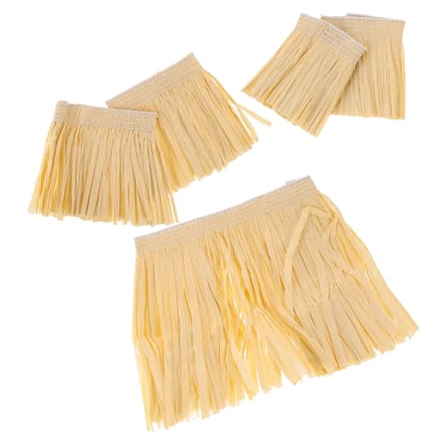 TOVINANNA 15 Stck. Teiliges Hawaii Luau Hula Rock aus Gesundem Rafi Papier Quastenverziert Einheitsgröße für Strandpartys Bühnenauftritte Kostümfeste und Tropische Mottopartys TOVINANNA 15 Stck. Teiliges Hawaii Luau Hula Rock aus Gesundem Rafi Papier Quastenverziert Einheitsgröße für Strandpartys Bühnenauftritte Kostümfeste und Tropische Mottopartys von TOVINANNA