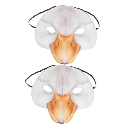 TOVINANNA 2 Stück Enten Gesicht Maske EVA Leicht Lustig Tier Maske für Halloween Karneval Fasching Kostüm Party Cosplay für Erwachsene TOVINANNA 2 Stück Enten Gesicht Maske EVA Leicht Lustig Tier Maske für Halloween Karneval Fasching Kostüm Party Cosplay für Erwachsene von TOVINANNA