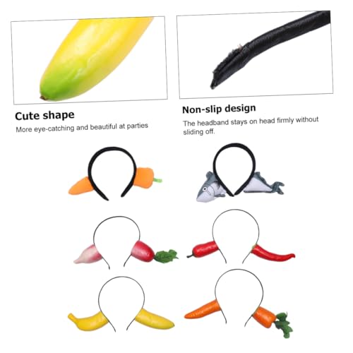 TOVINANNA 6 Stück Teiliges Lustiges Karotten stirnband Erwachsene Party Kopfschmuck Performance Haarreif Rutschfest Leicht Kreative Kostüm accessoires für Show und Fotos TOVINANNA 6 Stück Teiliges Lustiges Karotten stirnband Erwachsene Party Kopfschmuck Performance Haarreif Rutschfest Leicht Kreative Kostüm accessoires für Show und Fotos von TOVINANNA