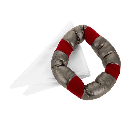 TOVINANNA Arabischer Hut Party Kopfbedeckung Mystisch Orientalisch Karneval Verkleidung Cosplay Herren Weißer Schal TOVINANNA Arabischer Hut Party Kopfbedeckung Mystisch Orientalisch Karneval Verkleidung Cosplay Herren Weißer Schal von TOVINANNA