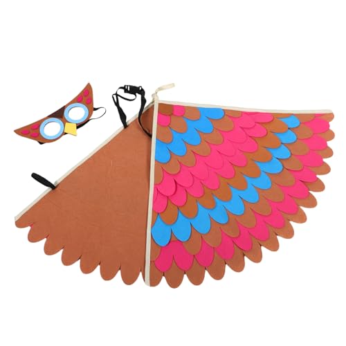 TOVINANNA Eulenflügelumhang Tierpartykostüm Tierkostüm Gefiederte Flügel Kostüm Fantasy Flügel Kostüm Tier Cosplay Kleidung Vogel Cosplay Flügel Eulenanzug Chemiefaserfilz TOVINANNA Eulenflügelumhang Tierpartykostüm Tierkostüm Gefiederte Flügel Kostüm Fantasy Flügel Kostüm Tier Cosplay Kleidung Vogel Cosplay Flügel Eulenanzug Chemiefaserfilz von TOVINANNA