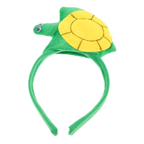 TOVINANNA Flauschiges Schildkröten Haarband Für Cosplay Und Partys Weiches Und Bequemes Tier Stirnband Für Festivals Verkleidungen Und Auftritte Schildkröten Kostümzubehör von TOVINANNA