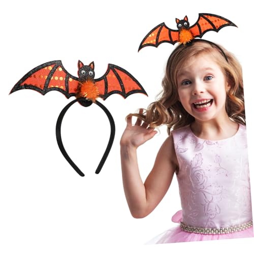 TOVINANNA Fledermaus-stirnband Halloween-banner Halloween-party- Halloween Blutiges Stirnband Urlaub Stirnbänder Halloween-fledermaus-haarband Maskerade Gesichtswaschstirnband Plastik von TOVINANNA