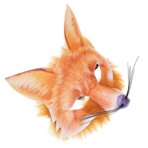TOVINANNA Halbgesichts Fuchsmaske aus Kunststoff Dekorative Masquerade Party Maske Tragbar für Halloween Karneval Cosplay und Themenpartys Modisch und Kreativ Gestaltet TOVINANNA Halbgesichts Fuchsmaske aus Kunststoff Dekorative Masquerade Party Maske Tragbar für Halloween Karneval Cosplay und Themenpartys Modisch und Kreativ Gestaltet von TOVINANNA