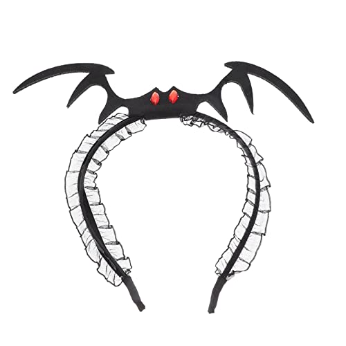 TOVINANNA Halloween Haarreif Mit Fledermausflügeln Für Frauen Cosplay Haarschmuck Für Halloween Schickes Bat Stirnband Als Halloween Dekoration Für Kostümpartys Und Karneval von TOVINANNA