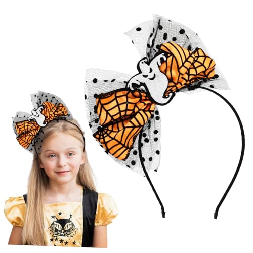 TOVINANNA Halloween-ohr-stirnband Gesicht Geister-stirnband Hut Stirnband Halloween-kostüme-stirnband Halloween-spinnennetz Halloween Gespenstisch Stirnbänder Halloween- -banner Plastik von TOVINANNA