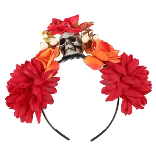 TOVINANNA Halloween-stirnband Stirnbänder Für Damen Halloween-maske Beängstigend Halloweenkostüm Halloween-haarband Halloween-kopfschmuck Kopfbedeckung Tot Geist Partymaske Masken Polyester von TOVINANNA