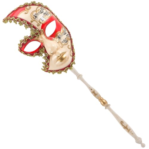 TOVINANNA Handgehaltene Maskerade Maske Vintage Stil Delikate Party Halbgesichtsmaske Halloween Kostüm Accessoire für Damen und Herren Karneval Verkleidung TOVINANNA Handgehaltene Maskerade Maske Vintage Stil Delikate Party Halbgesichtsmaske Halloween Kostüm Accessoire für Damen und Herren Karneval Verkleidung von TOVINANNA