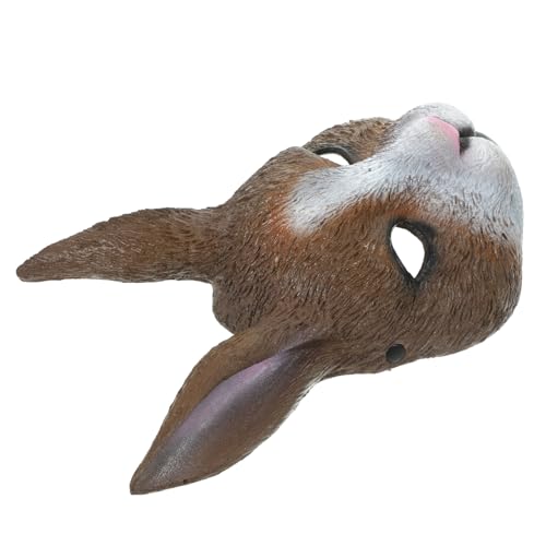 TOVINANNA Horrormaske Kaninchen PU Material Langlebig Halloween Party Cosplay Maske Lustig Leicht für Maskenball Karneval Verkleidung TOVINANNA Horrormaske Kaninchen PU Material Langlebig Halloween Party Cosplay Maske Lustig Leicht für Maskenball Karneval Verkleidung von TOVINANNA