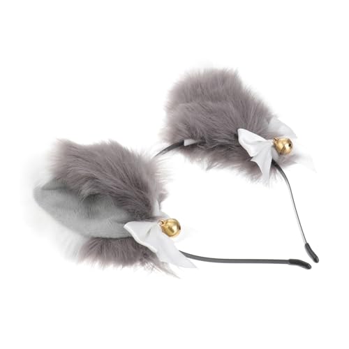 TOVINANNA Katzenohr Glocken Stirnband Urlaubs Haarband Tier Haarband Party Haarband Ohr Haarband Party Kopfschmuck Ohr Haarband Cosplay Haarband Haar Accessoire Für Party von TOVINANNA