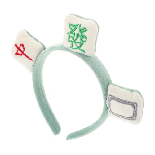 TOVINANNA Lustiges Mahjong Stirnband Make Up Stirnband Haarbänder Kopfband Hautpflege Stirnband Mädchen Haar Accessoires Stirnbänder Haar Accessoires Haar Accessoires Für von TOVINANNA